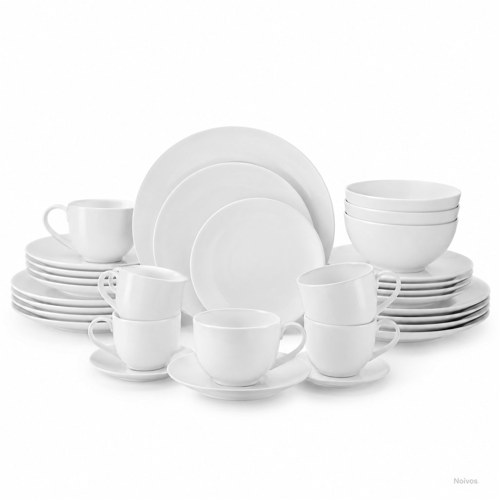 Aparelho de Jantar Branco - 30 Peças