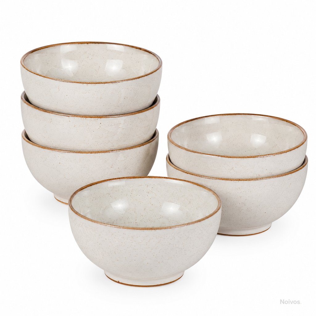 Conjunto de Bowl em Cerâmica - 6 peças
