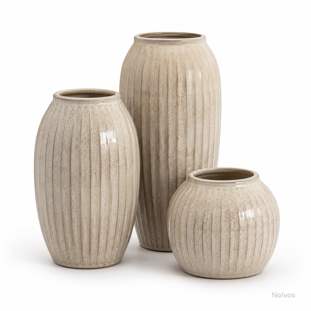 Jogo de Vasos em Cerâmica
